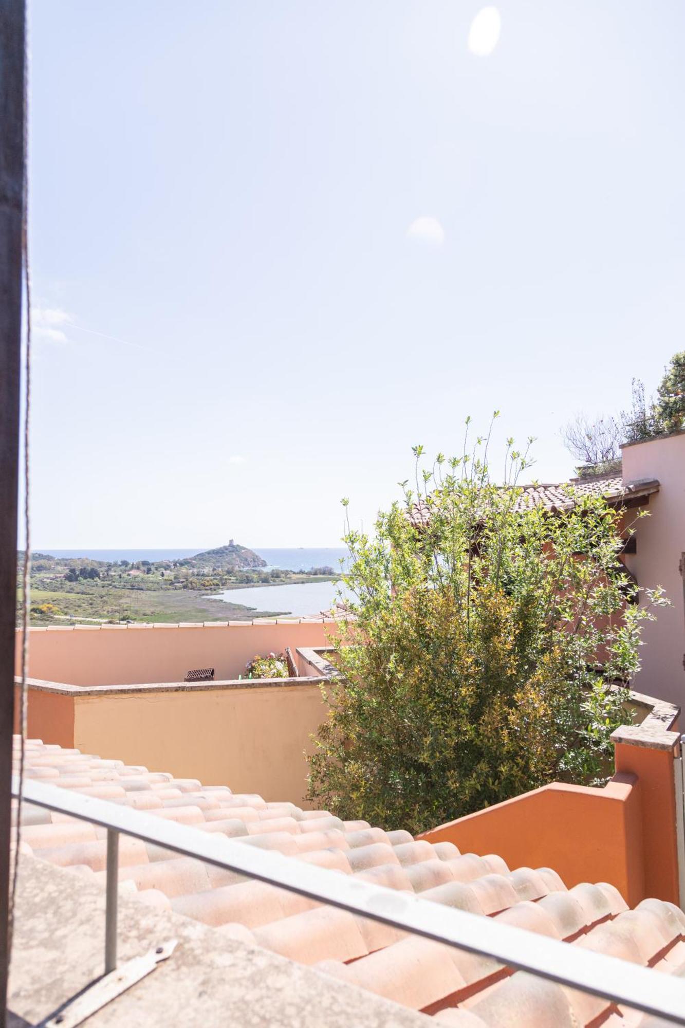 Residenza Del Barone Villa Zoe Chia - Vista Mare Kültér fotó